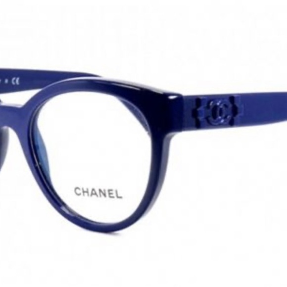 Authentic CHANEL dark blue Glasses 3308 c. 1502 size 50-18 - Picture 6 of 6